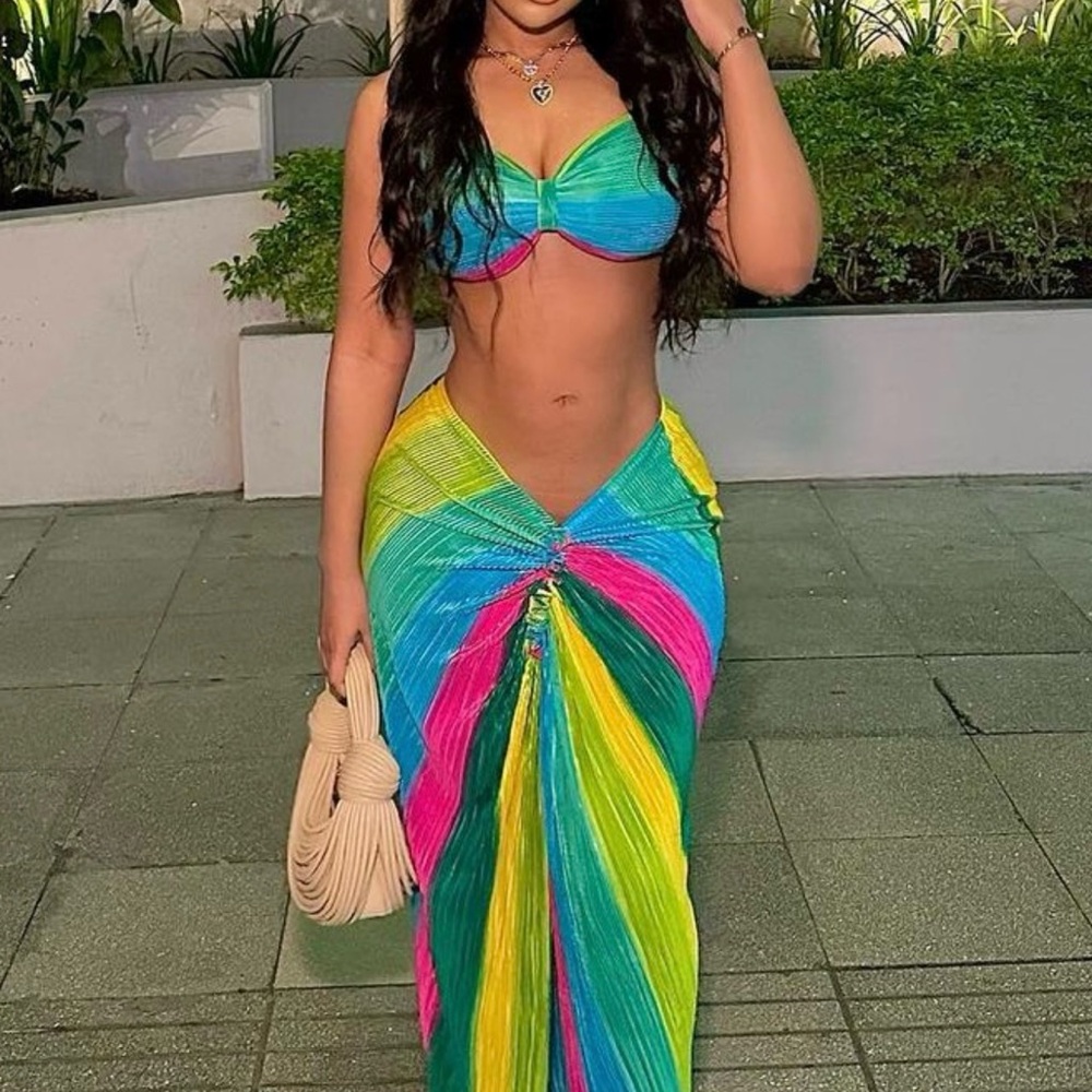 Multicolor Women's Swim Set
